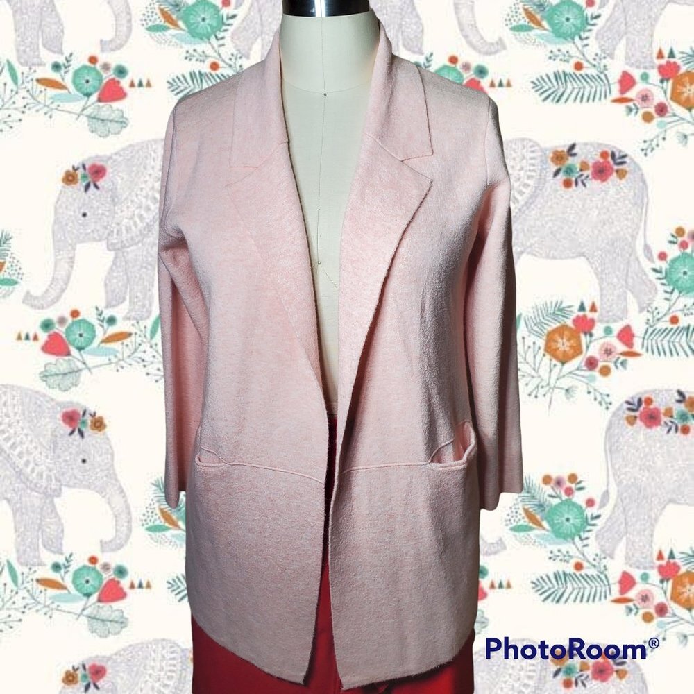 Cobble Lane Soft Tunic Blazer Sweater XL - Cardigan